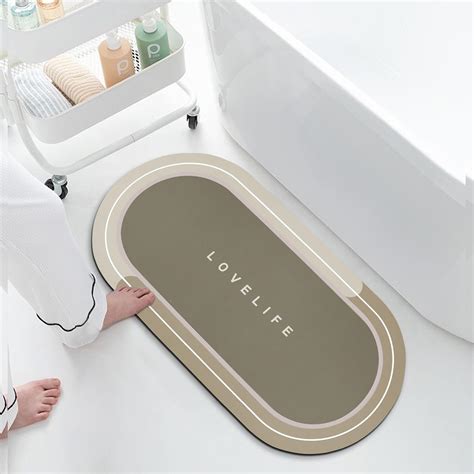 Amazon.com: YCTMALL Rubber Bath mats Quick-Drying Non-Slip Bathroom mat ...