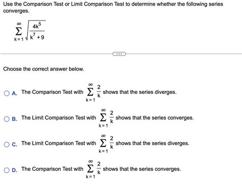 Limit Comparison Test Examples 的图像结果