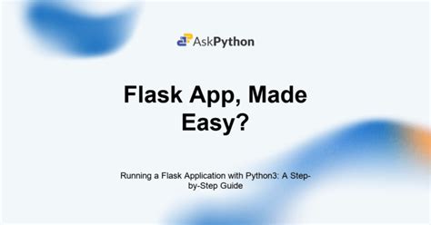 Image result for Python Flask Start