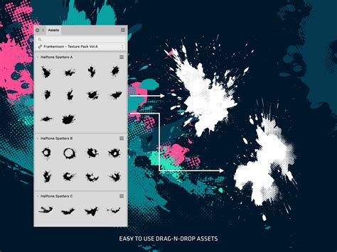Texture Pack Vol.4 for Affinity Designer - Frankentoon Studio