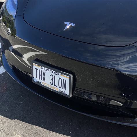 Tesla vanity license plates - clever ideas for a custom plate