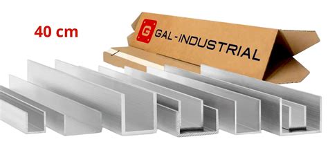 PROFILÉ EN C EN ALUMINIUM 40x40x40x4 mm 40 cm ALUMINIUM PA38 + COUPE ...