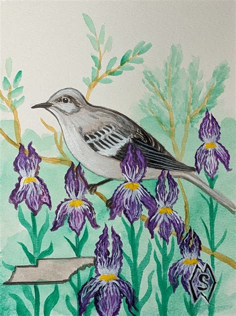 Tennessee State Bird And Flower