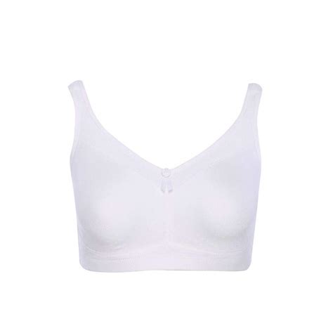 Buy Enamor Full Support Bra - High Coverage Non-Padded Wirefree (White ...