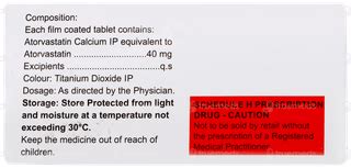 Atorsave 40 Tablet 15: Uses, Side Effects, Price & Substitutes