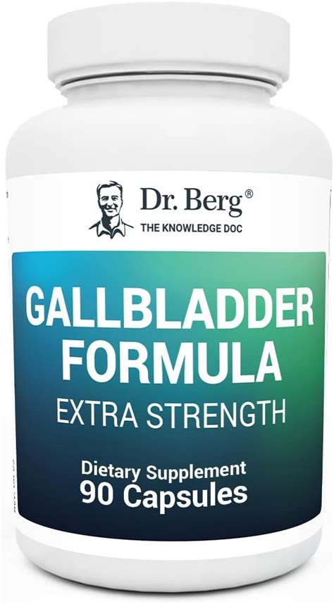 Buy Dr. Berg's Gallbladder Formula w/ Purified Bile Salts 90 capsules ...
