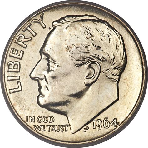 1 Dime "Roosevelt Silver Dime" - United States – Numista