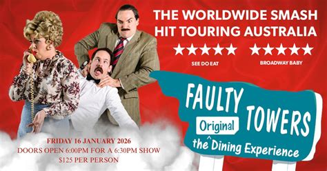 Faulty Towers: The Dining Experience, 1 Hay Street, Port Macquarie, NSW ...