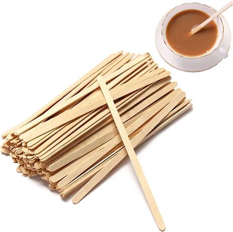 Coffee Stir Sticks, 200pcs Wooden Stirrers for Coffee, Tea, Milk, Juice ...