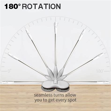 Buy Electric Spin Mop, Cordless Mop Scrubber Powerful Cleaner Handheld ...