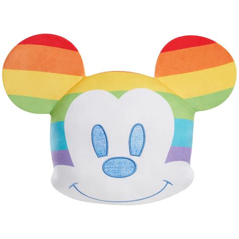Buy Disney Pride Character Head Plush Mickey Mouse, Just Play ...
