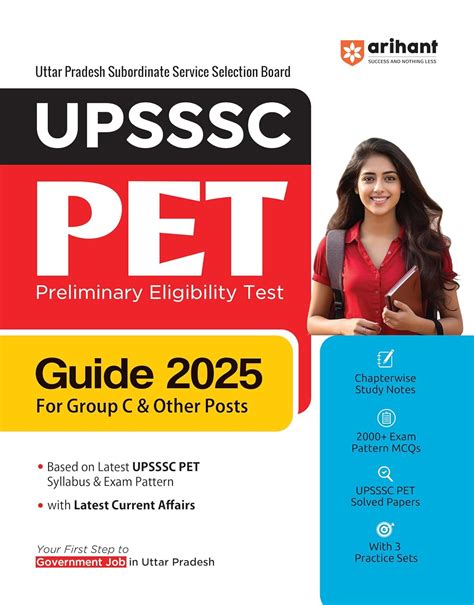 Arihant UPSSSC PET 2025 Study Guide English | Group C, MCQs, Notes ...
