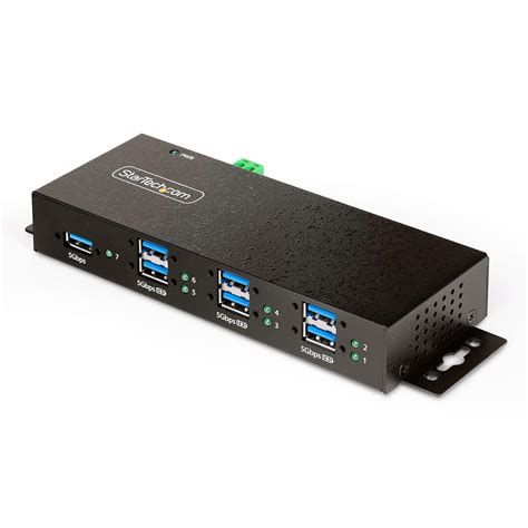 StarTech.com 7-Port Managed USB Hub with 7X USB-A, Heavy Duty with ...