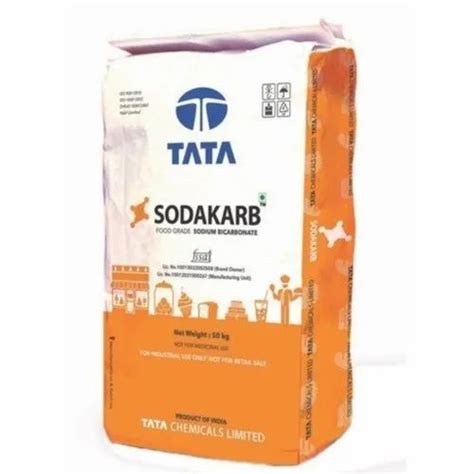 Sodium Bicarbonate - 99% Technical Grade Tata Sodium Bicarbonate Trader ...