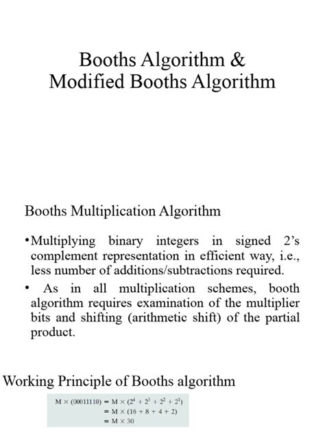 Image result for Modified Booths Multiplication