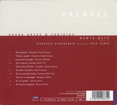 Image result for Handel Opera Arias