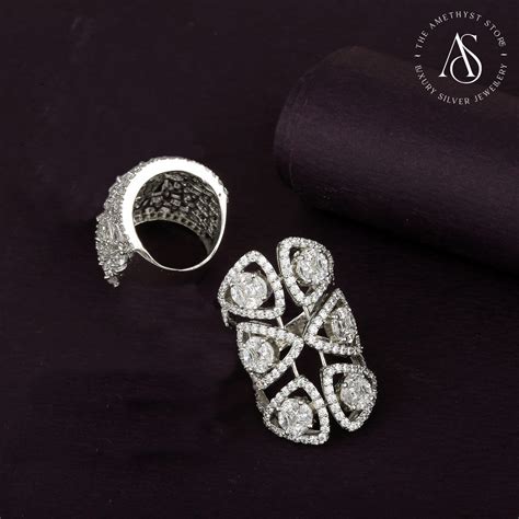 Buy Liril Ring | 92.5 Gold Plated Silver Swarovski Rings Collections ...