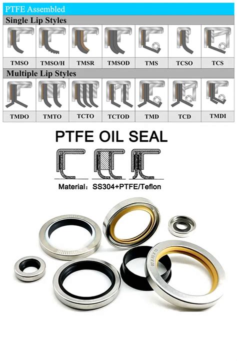 Fluororubber High Temp Seal Goo Better FKM Rubber Double Lip Oil Seal ...