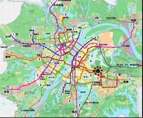 最全的武汉地铁地图