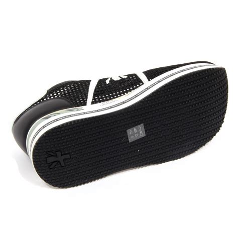 G5828 sneaker donna PREMIATA black perforated fabric shoes woman