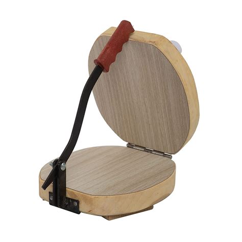 Buy LOGICMART Manual Heavy Quality Papad-Puri Press Maker Wooden Board ...