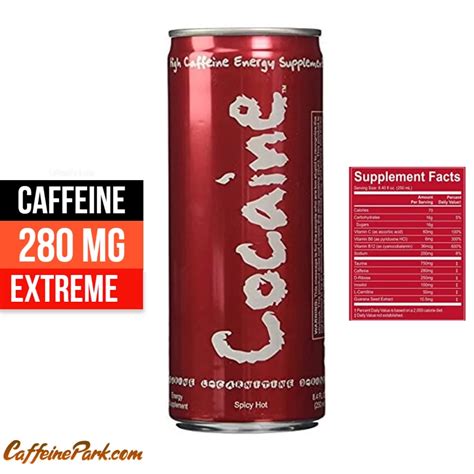Cocaine Energy Drink Caffeine Content: The Ideal Drink for Active Lifestyle