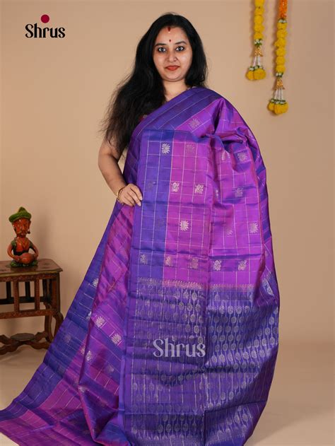 Buy Purple & Violet Soft Silk Saree | Reception Sarees