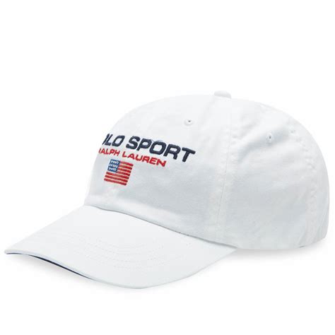 Polo Ralph Lauren Men's Polo Sport Cap in Pure White Polo Ralph Lauren