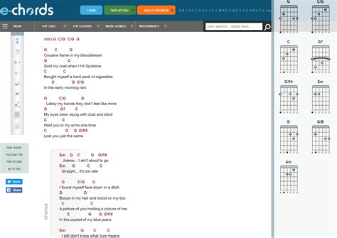 Jolene Guitar Chords Ray Lamontagne