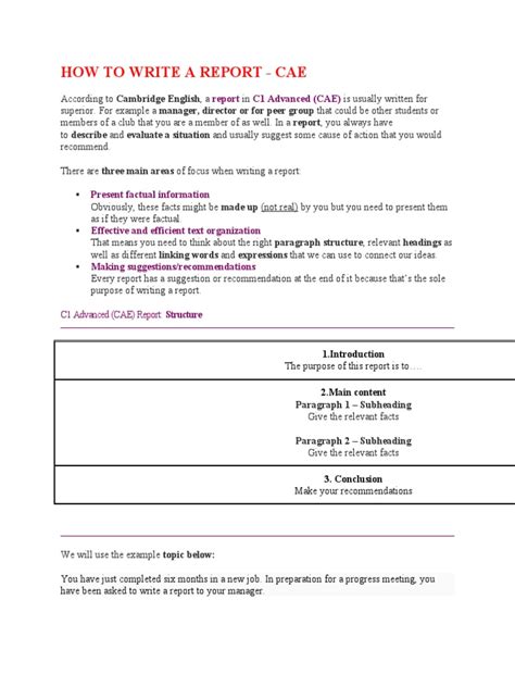 How Write a Report 的图像结果