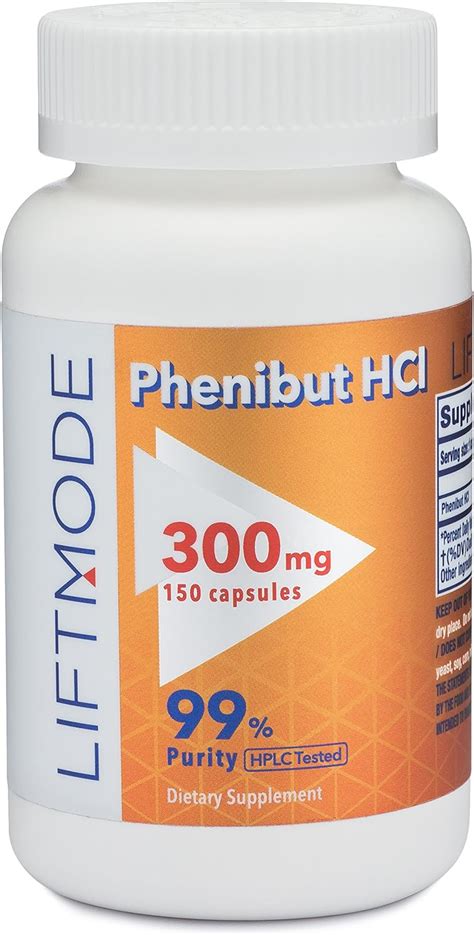 LiftMode Phenibut HCl 300MG, 150 count - Phenibute, India | Ubuy