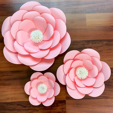 Diy Large Paper Flowers Template at Carol Ortiz blog