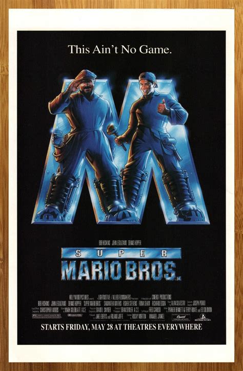 1993 Super Mario Bros. Movie Vintage Print Ad/Poster John Leguizamo ...