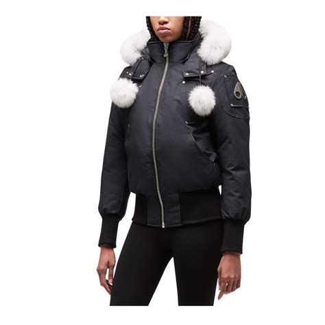 Moose Knuckles Debbie Bomber Womens Style : Mk2002lb - Walmart.com