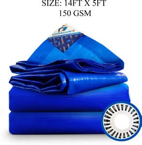 keep it fresh 14FT X 5FT 150 GSM Blue Tarpaulin Tent - For Truck body ...