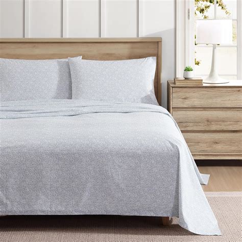 Amazon.com: Eddie Bauer - King Sheets, Cotton Percale Bedding Set, Cool ...