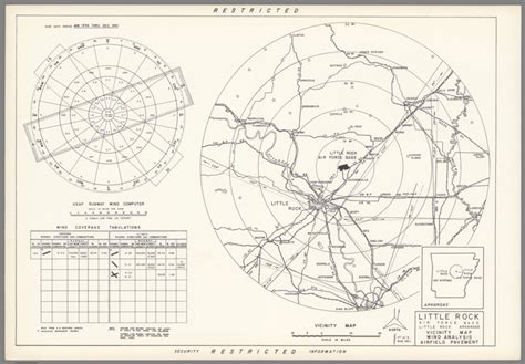 Little Rock Air Force Base : Little Rock Arkansas : Vicinity map ...