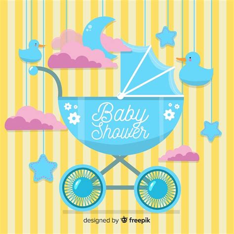 Cute baby shower design | Free Vector
