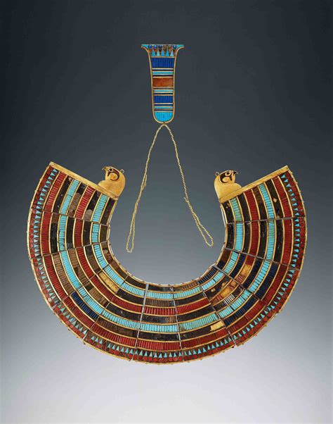Ornate Ancient Egyptian Collar | Ancient egyptian jewelry, Egyptian ...