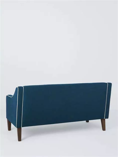 John Lewis Marlow Small 2 Seater Sofa, Dark Leg, Soft Weave Clay, Dark ...