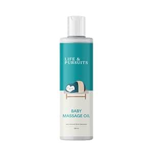 Buy Life & Pursuits Almond Baby Massage Oil (200 ml), Ayurvedic Natural ...
