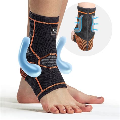 VTG SUPPORT Ankle Brace, Silicone Ankle Compression India | Ubuy