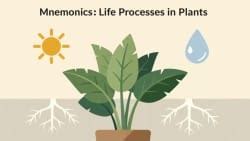 Mnemonics Life Processes in Plants - Science (Curiosity) Class 7 - New