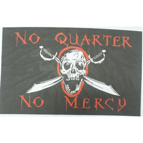 No Quarter No Mercy 5'x3' - World Flag Shop