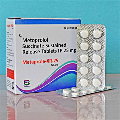 METAPROLE-XR-25 Tablets Biovia Lifesciences LLP