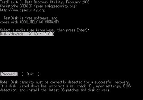 TestDisk Step by Step Guide 的图像结果