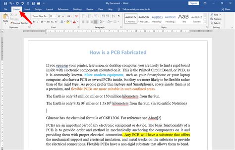 Image result for Superscript in Word