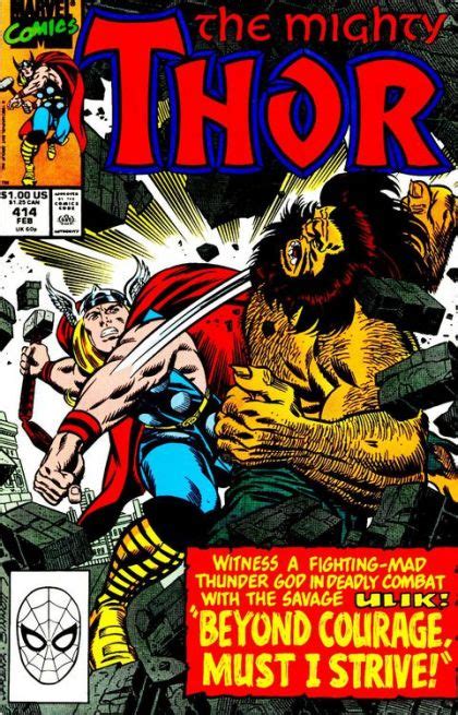 Thor, Vol. 1 Beyond Courage, Must I Strive | Issue#414A | Year:1989