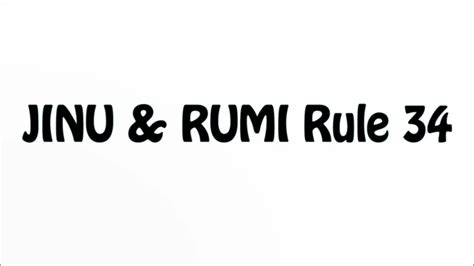 Learn How To Pronounce JINU & RUMI Rule 34 - YouTube