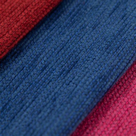 Chenille Fabric Blue